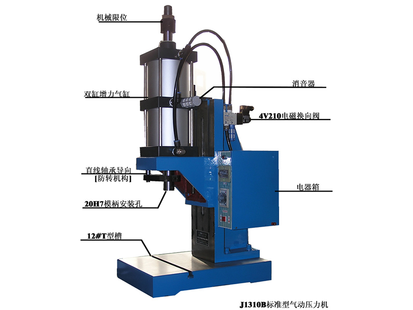 J1310B 標(biāo)準(zhǔn)型氣動(dòng)壓力機(jī)